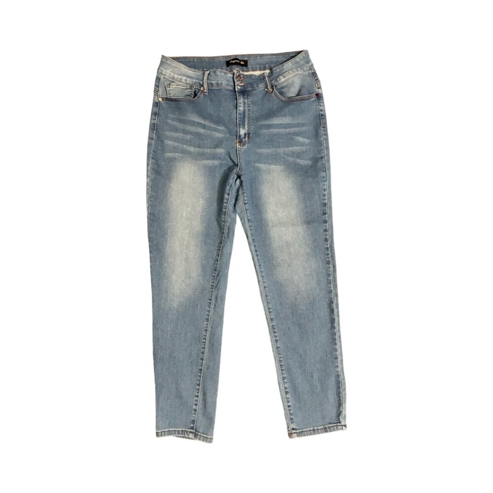 Sz.22*Beyond Us*Distressed Blue Skinny Jeans